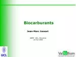 Biocarburants - slide 1