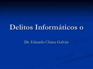 delitos inform ticos o