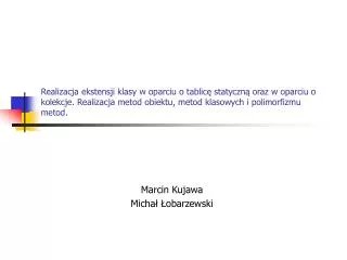 marcin kujawa micha obarzewski
