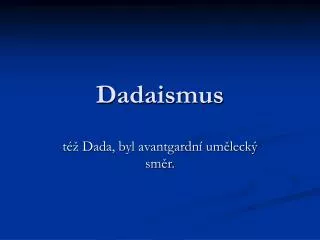 dadaismus