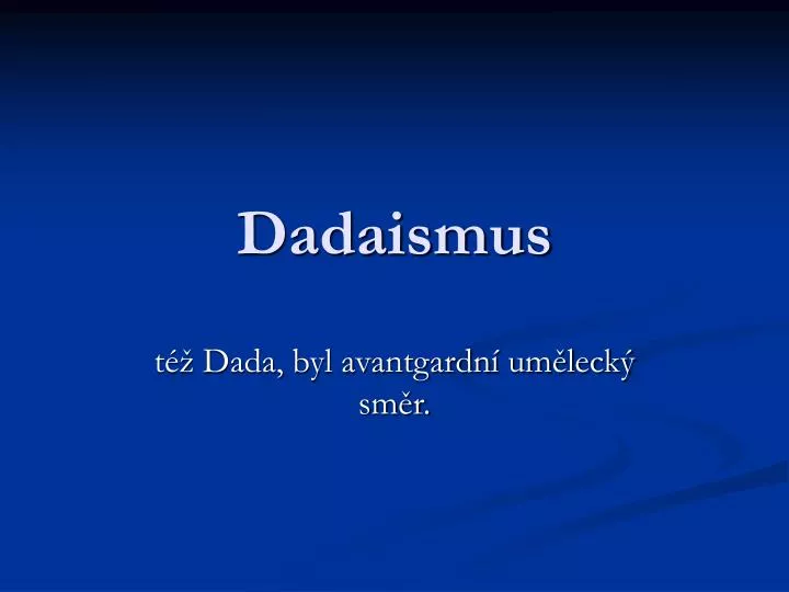 dadaismus