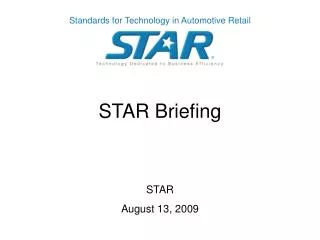 STAR Briefing