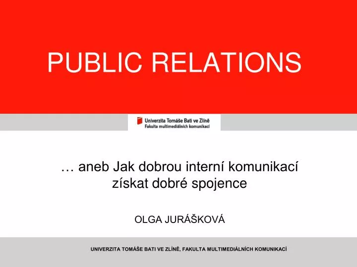 public relations