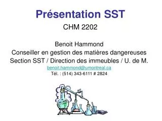 pr sentation sst chm 2202