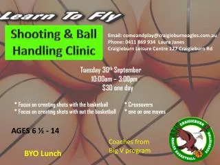 Shooting &amp; Ball Handling Clinic