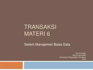 transaksi materi 6