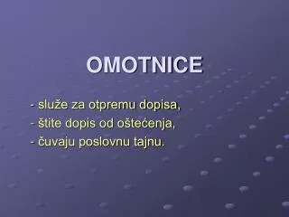 omotnice