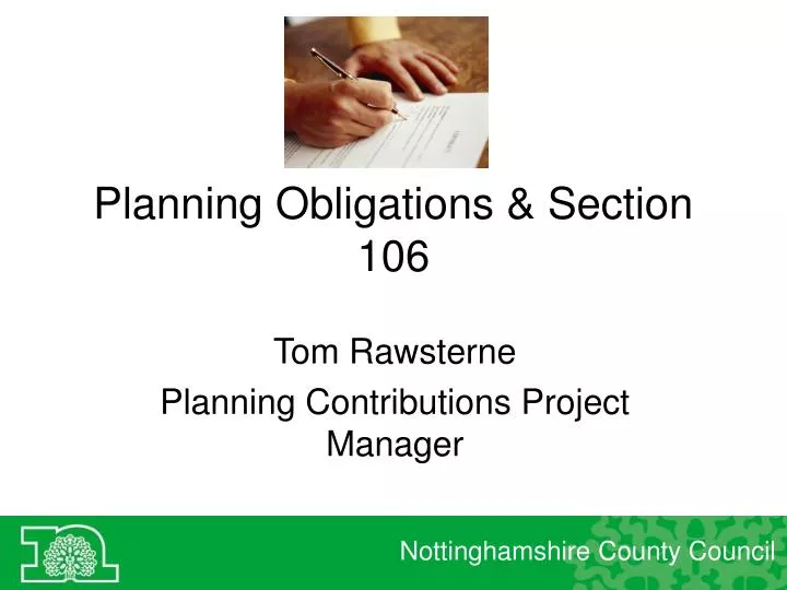 planning obligations section 106
