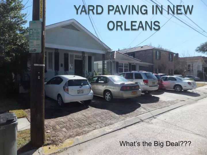 yard paving in new orleans