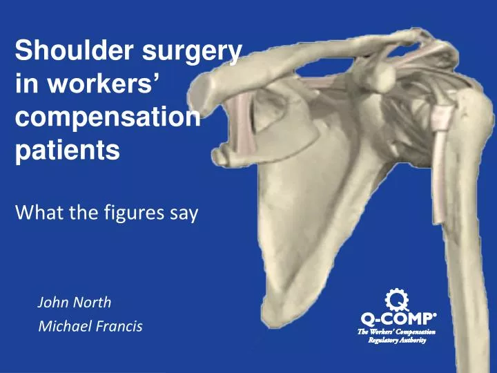 shoulder surgery in workers compensation patients what the figures say