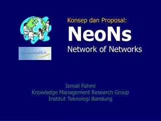 konsep dan proposal neons network of networks