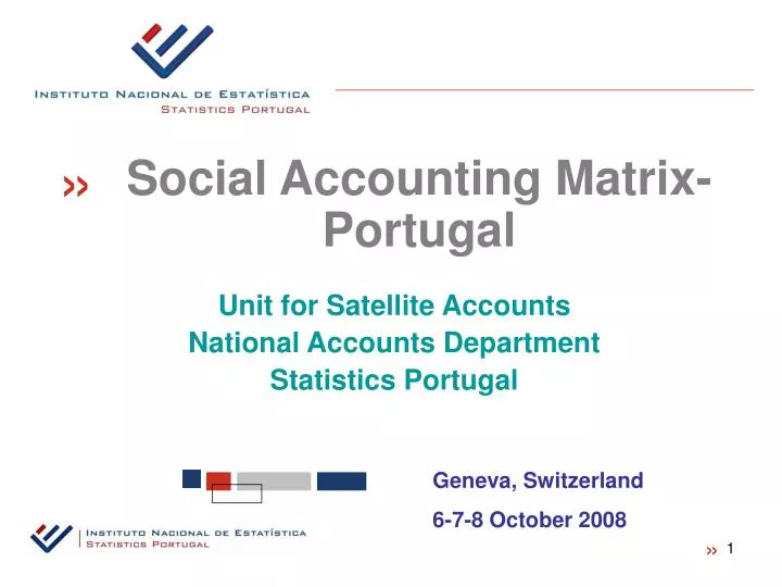 unit for satellite accounts national accounts department statistics portugal