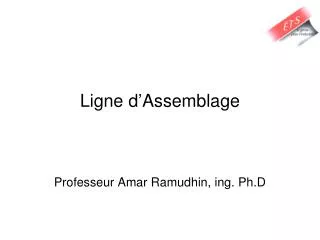 ligne d assemblage