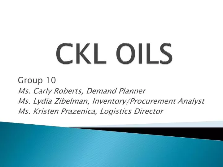 ckl oils