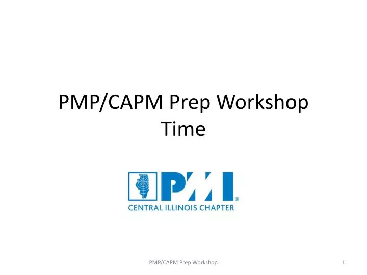 pmp capm prep workshop time