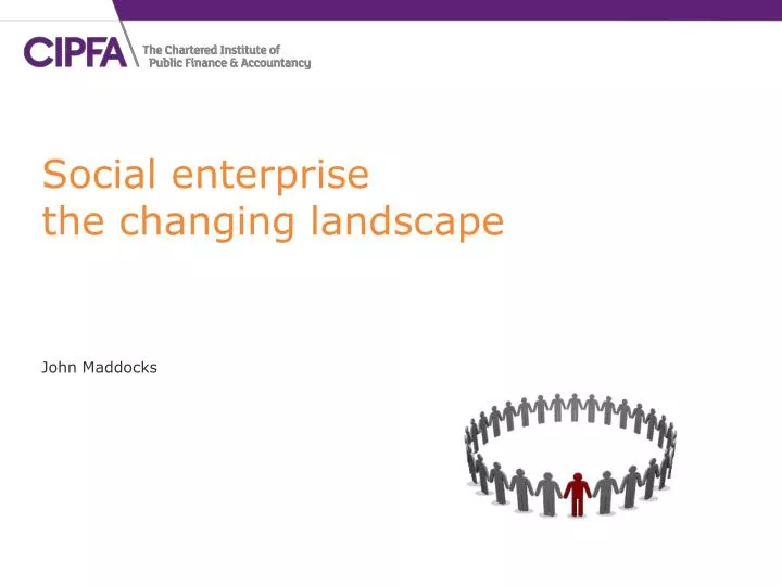 social enterprise the changing landscape