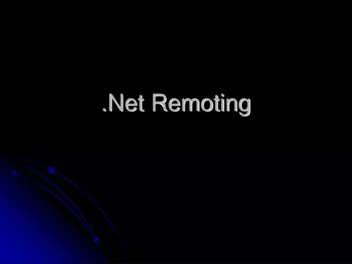 net remoting