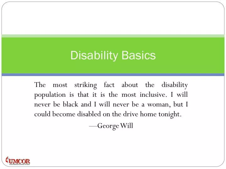 disability basics