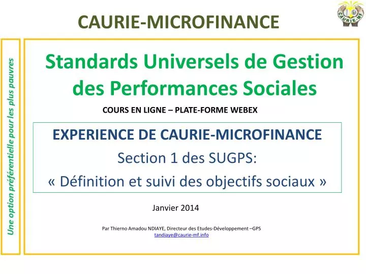 standards universels de gestion des performances sociales