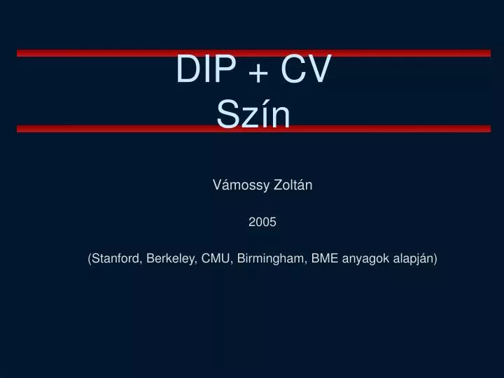 dip cv sz n