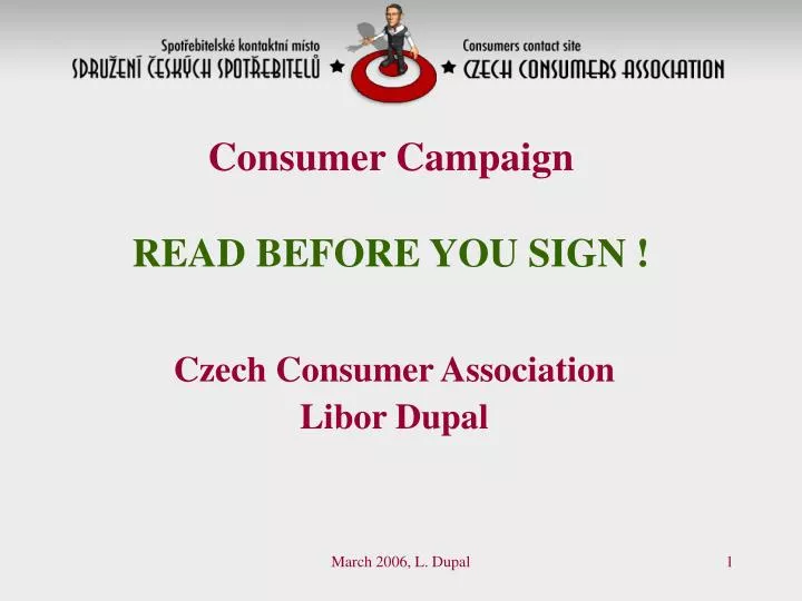 consumer campaign read before you sign