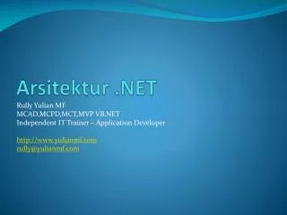 Arsitektur .NET