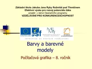 barvy a barevn modely