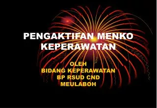 pengaktifan menko keperawatan