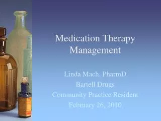 Medication Therapy Management