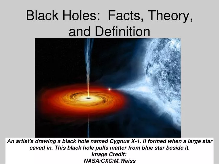 black holes facts theory and definition