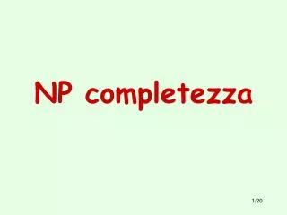 np completezza