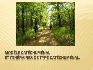 mod le cat chum nal et itin raires de type cat chum nal