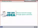 Waves transmit energy through space and time. - slide 1
