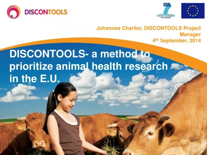 discontools a method to prioritize animal health research in the e u