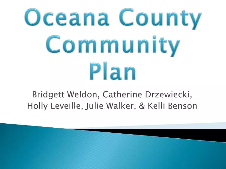 oceana county community plan