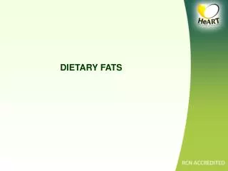 DIETARY FATS