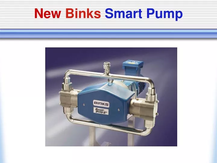 new binks smart pump