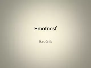 hmotnos