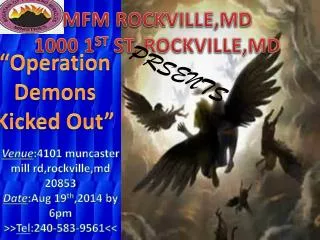 MFM ROCKVILLE,MD 1000 1 ST ST, ROCKVILLE,MD