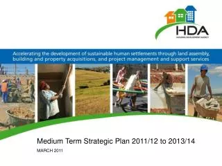 Medium Term Strategic Plan 2011/12 to 2013/14 MARCH 2011