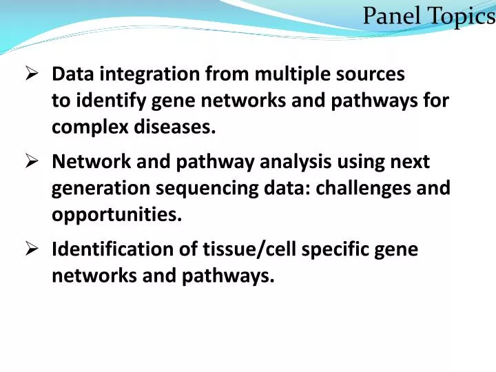 panel topics