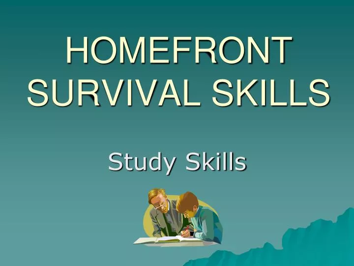 homefront survival skills