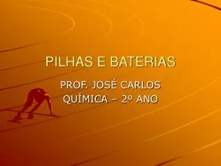 pilhas e baterias