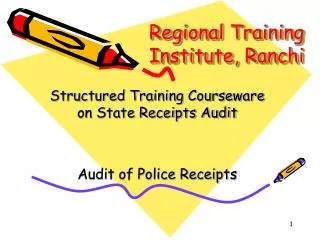 Regional Training Institute, Ranchi