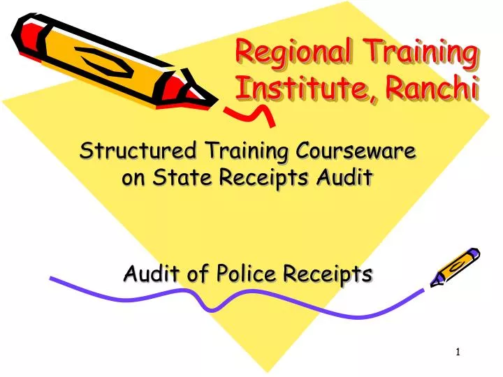 regional training institute ranchi