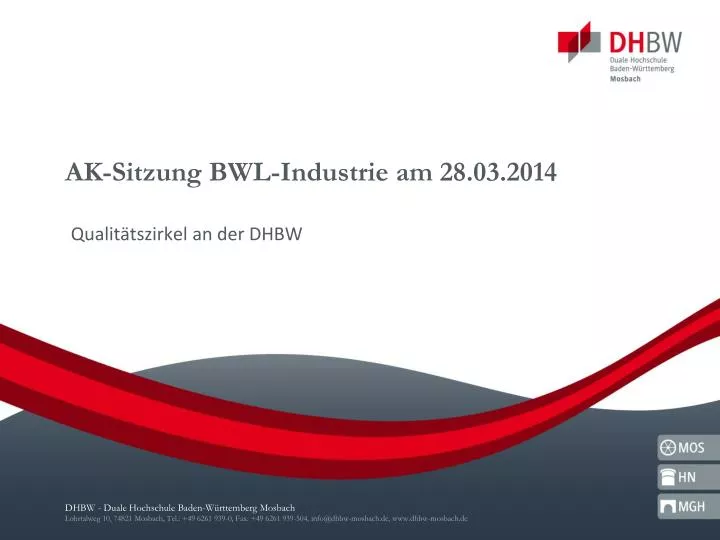 ak sitzung bwl industrie am 28 03 2014