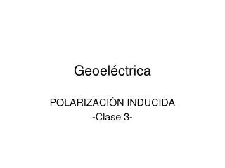 geoel ctrica