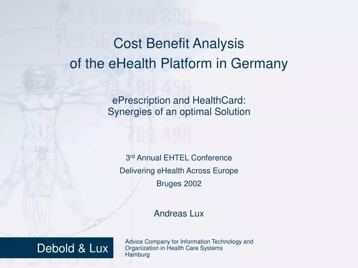 cost benefit analysis of the ehealth platform in germany