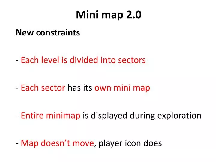 mini map 2 0