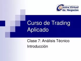 curso de trading aplicado